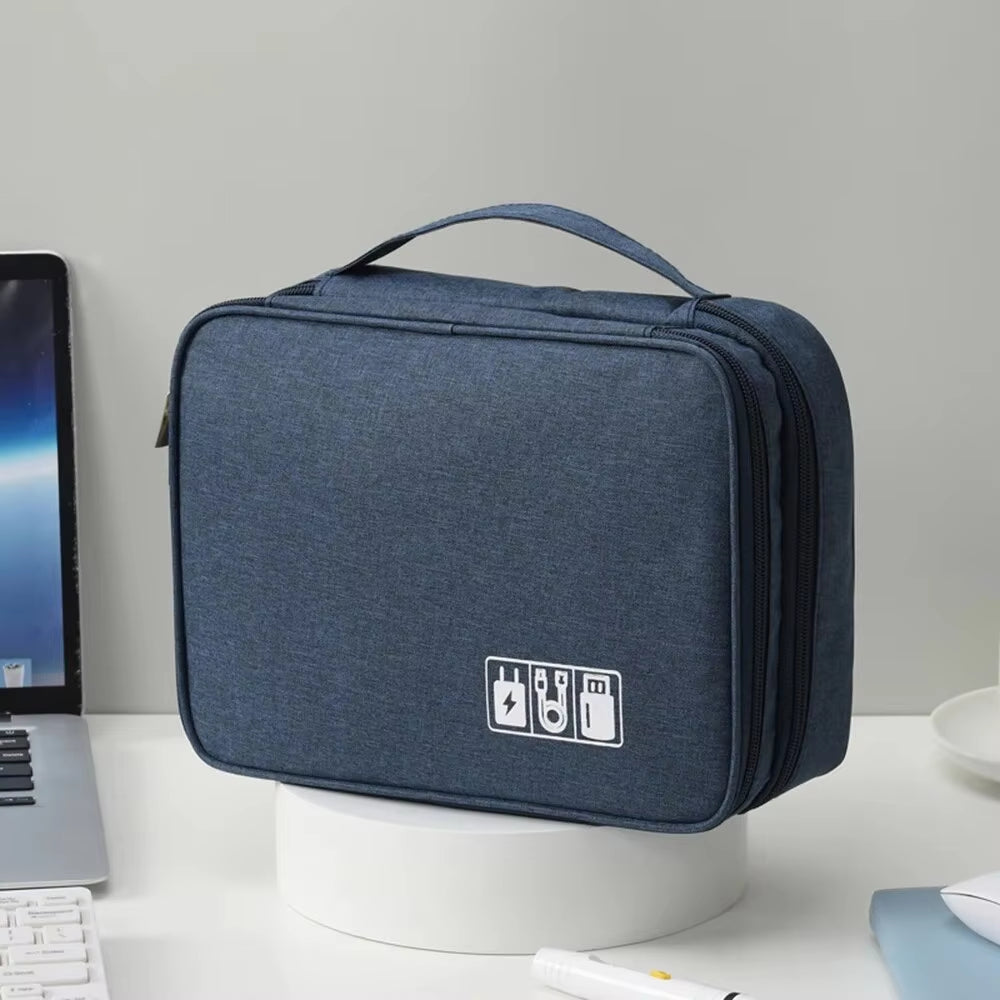 Multifunctional Digital Bag Data Cable Headphones Hard Drive Power Supply Digital Handbag Electronic Accessory Storage Bag